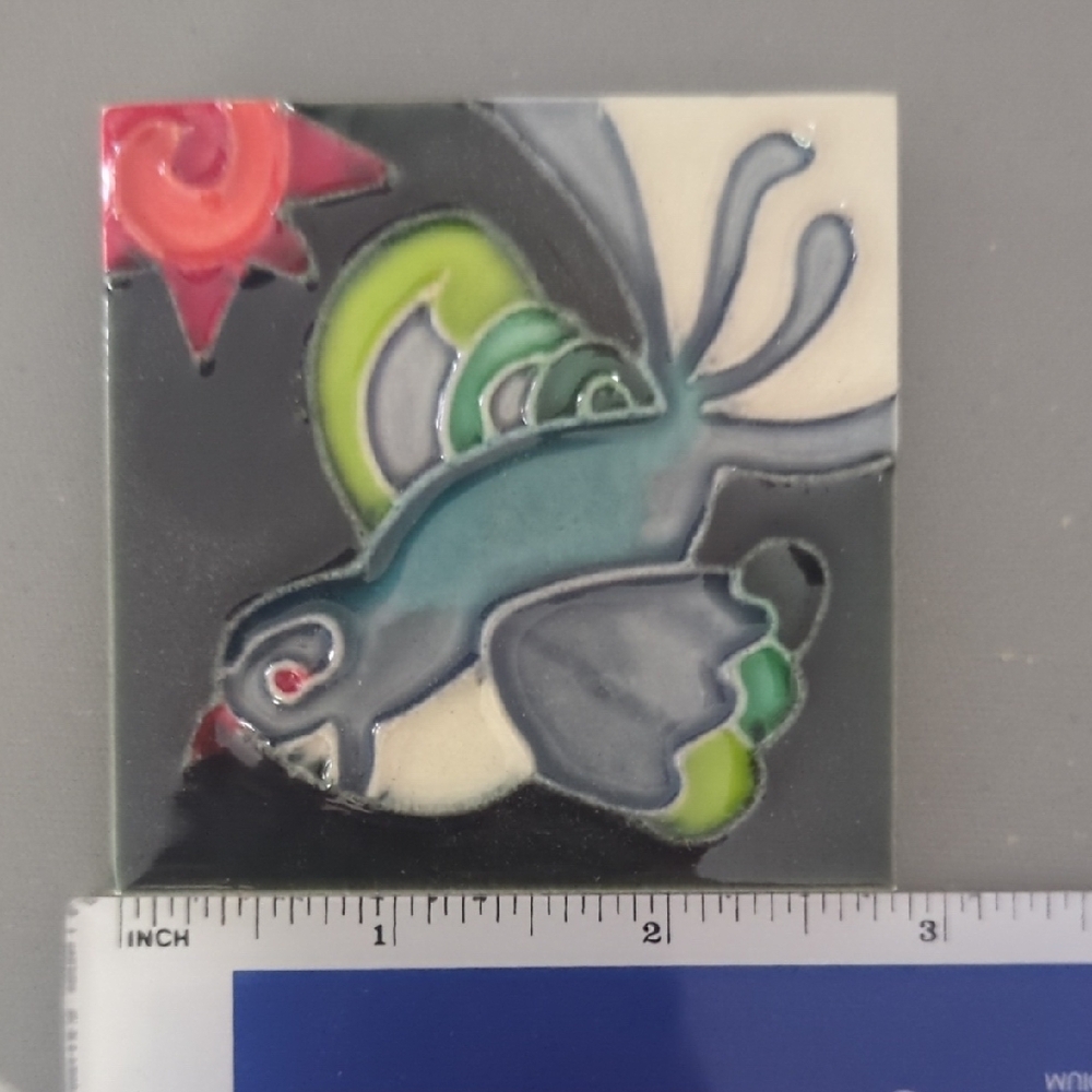 Colorful Ceramic Bird Tiles - Picture 6 of 8